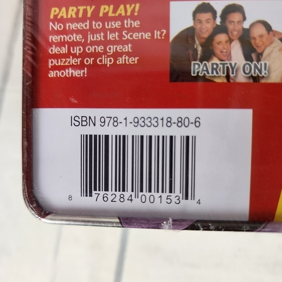 Scene It Deluxe DVD Seinfeld Edition Metal Tin  New - Picture 8 of 10